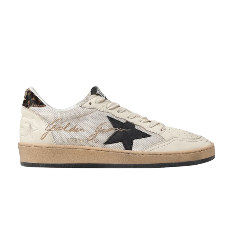 Golden Goose Wmns Ball Star 'Beige Cream Leopard'
