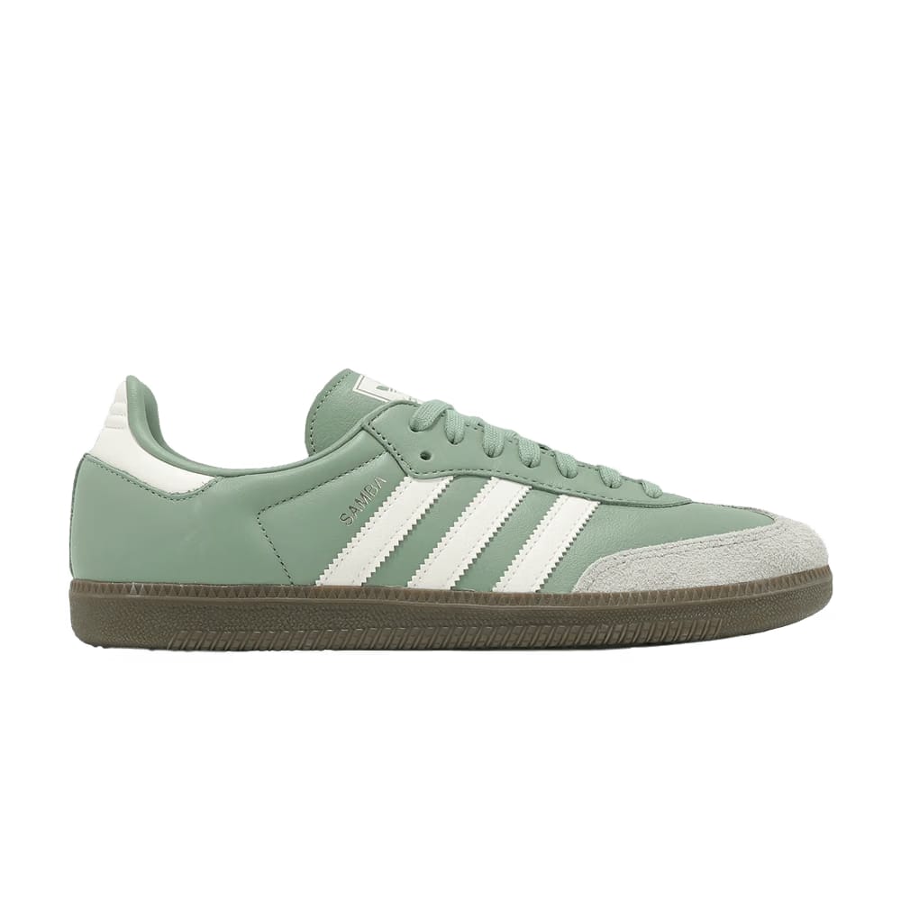 Adidas Samba OG Silver Green Gum