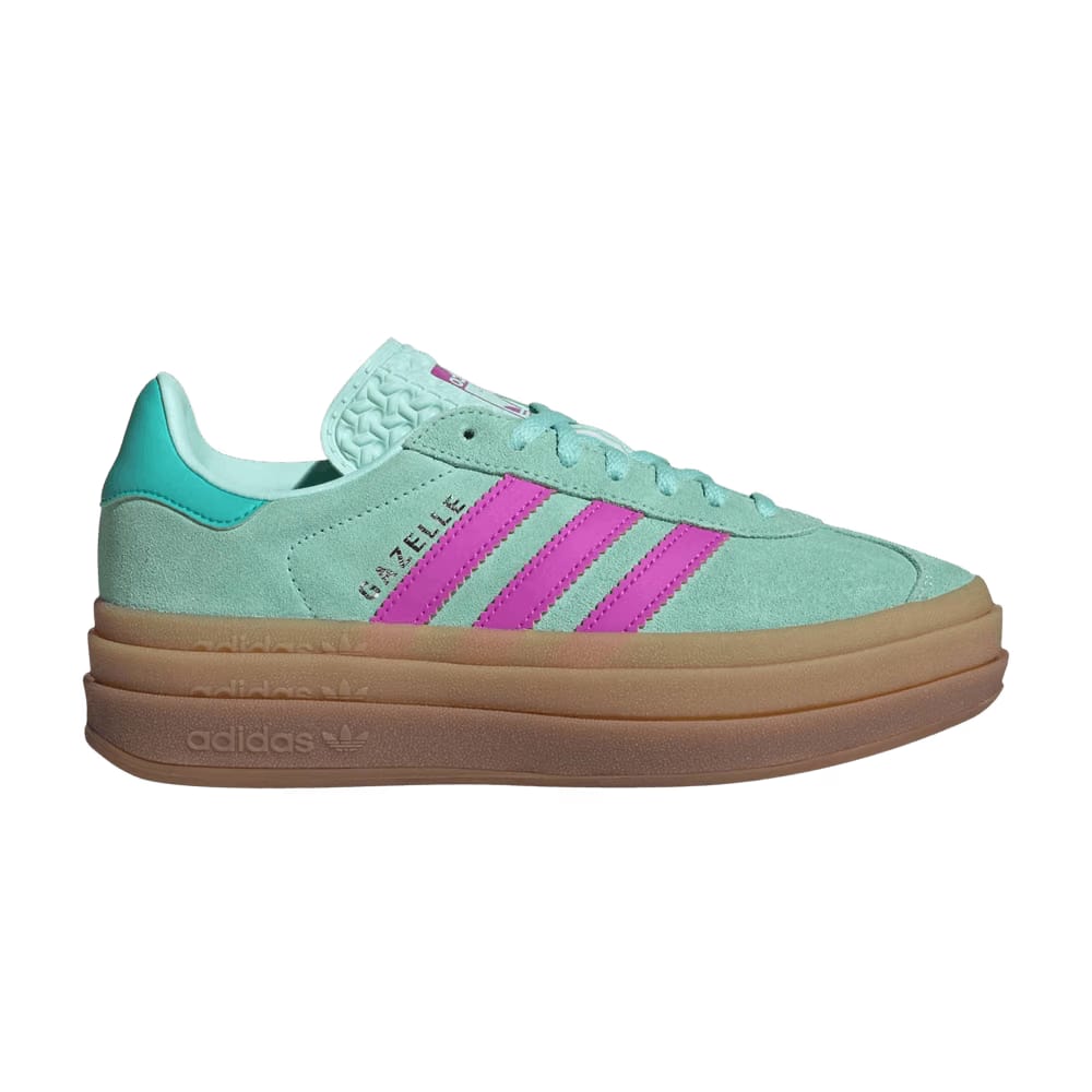 Adidas Gazelle Bold J Clear Mint Flash Pink
