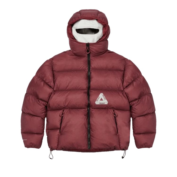 Palace Pertex Balaclava Puffa Burgundy