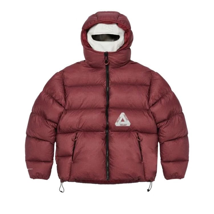 Palace Pertex Balaclava Puffa Burgundy