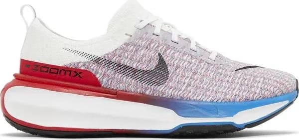 ZoomX Invincible 3 White Photo Blue Red