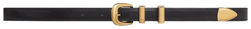 CELINE Small 18mm Belt Black
