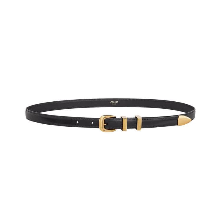 CELINE Small 18mm Belt Black