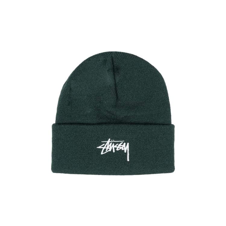 Stussy Stock Cuff Beanie Hunter Green