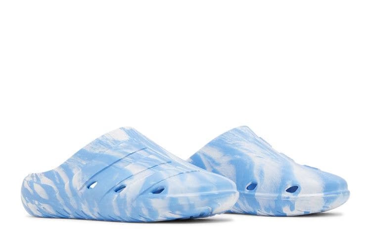 Adidas Adicane Clogs White Pulse Blue Marble