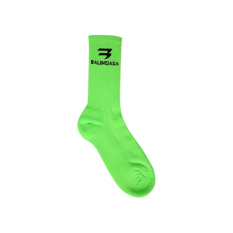 Balenciaga Sporty B Socks Yellow
