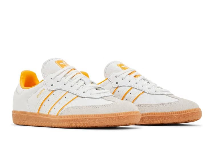 Adidas Samba OG J White Crew Yellow