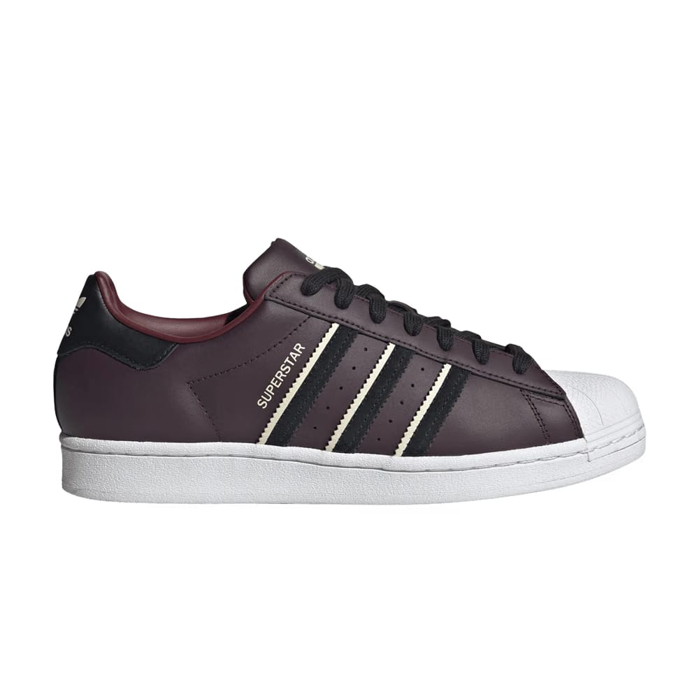 Adidas Superstar Shadow Maroon Black