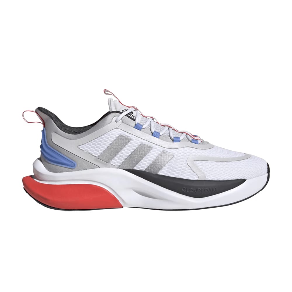adidas Alphabounce Plus White Silver Blue Fusion