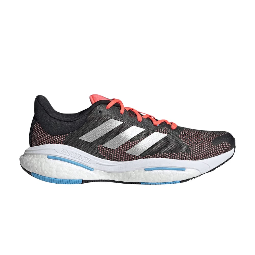 Adidas SolarGlide 5 Carbon Silver Metallic Turbo
