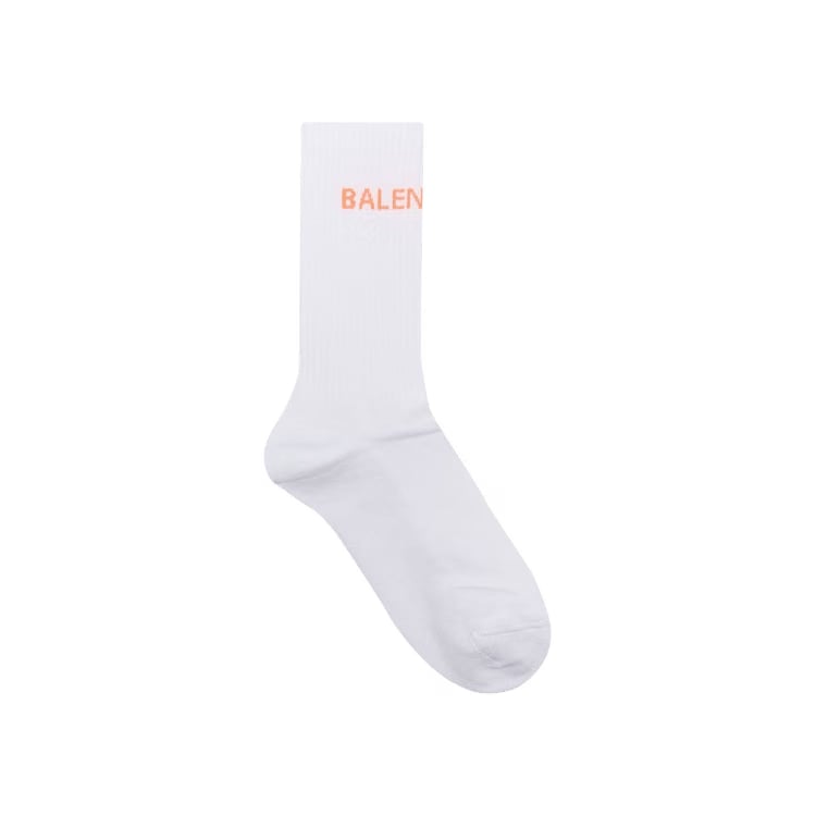 Balenciaga Tennis Seas Socks White/Orange