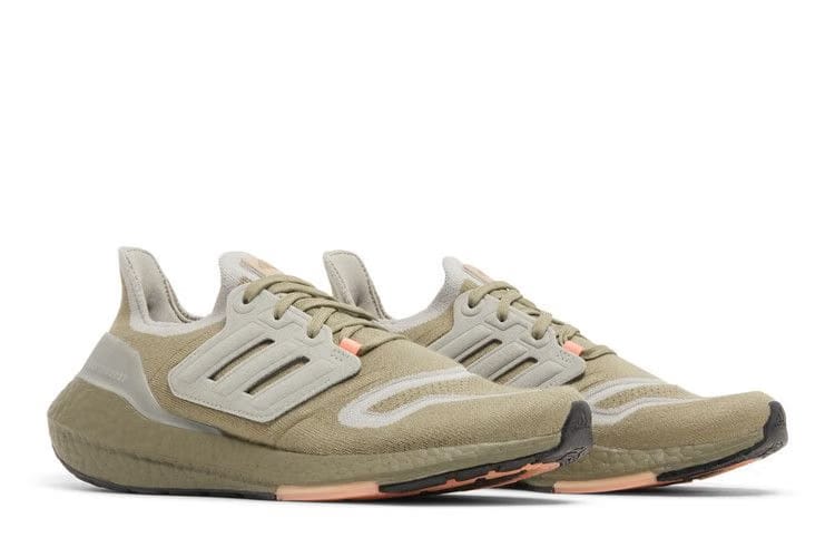 Adidas UltraBoost 22 Orbit Green Beam Orange