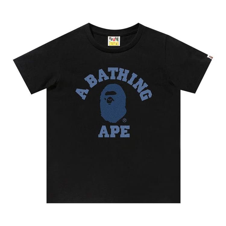 BAPE Denim College T-Shirt Black