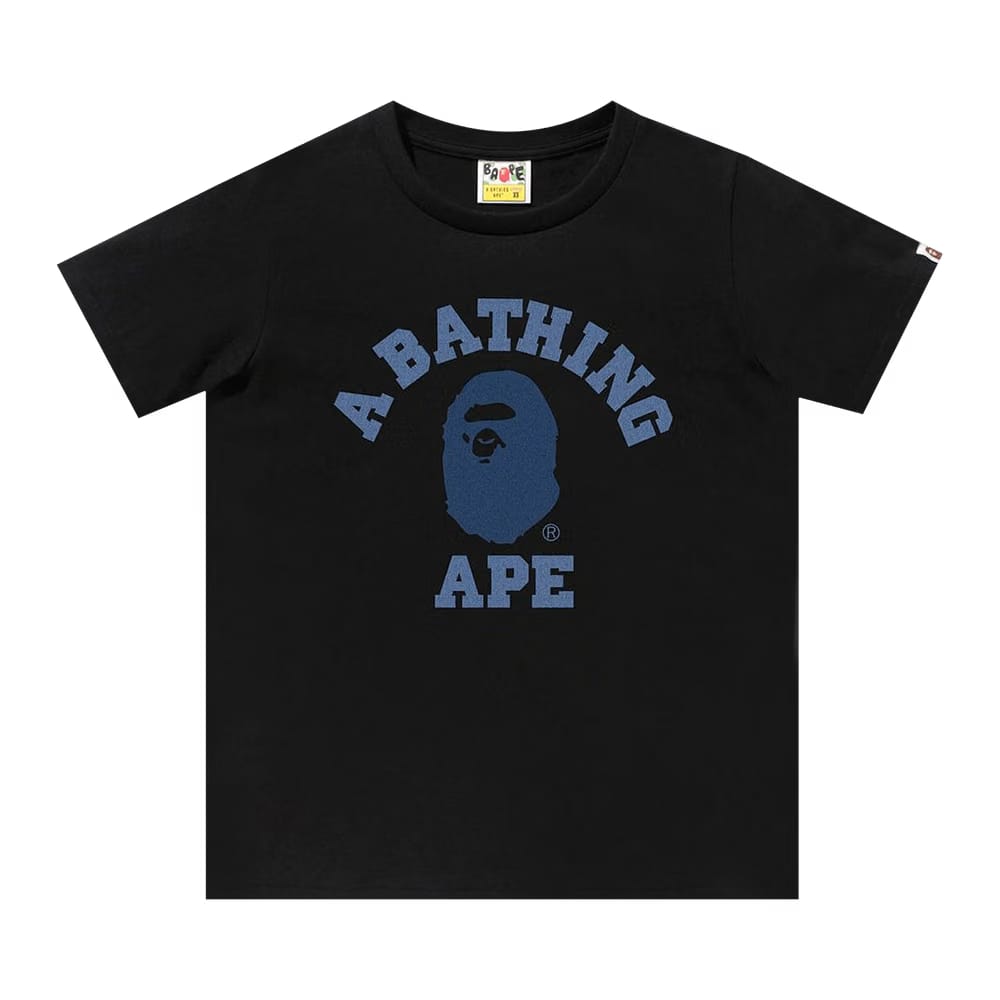 BAPE Denim College T-Shirt Black