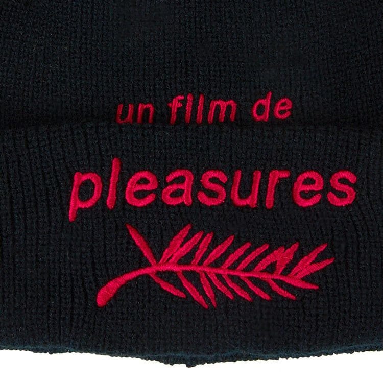 Pleasures Film Beanie Black