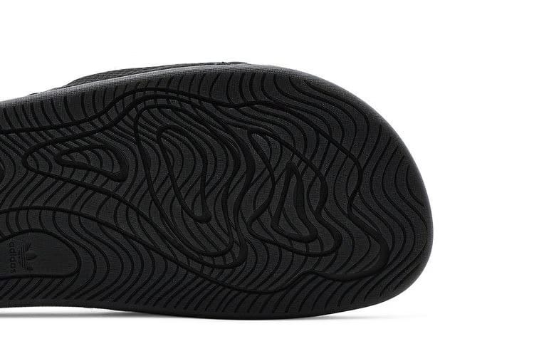 Pharrell x adidas Chancletas Hu Slide Black Future