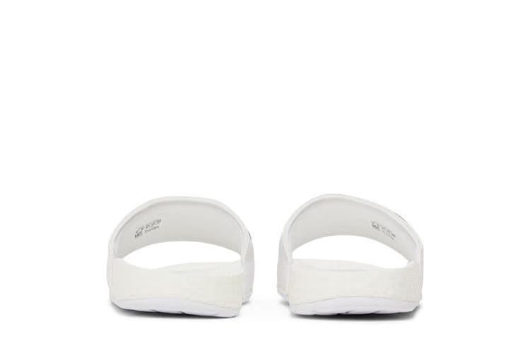 Adidas Adilette Boost Slides White Black Stripes
