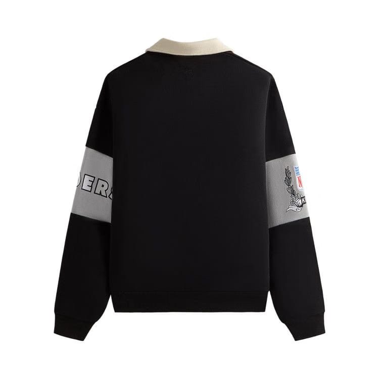 Kith & '47 for the NFL: Raiders Nelson Collared Pullover Black
