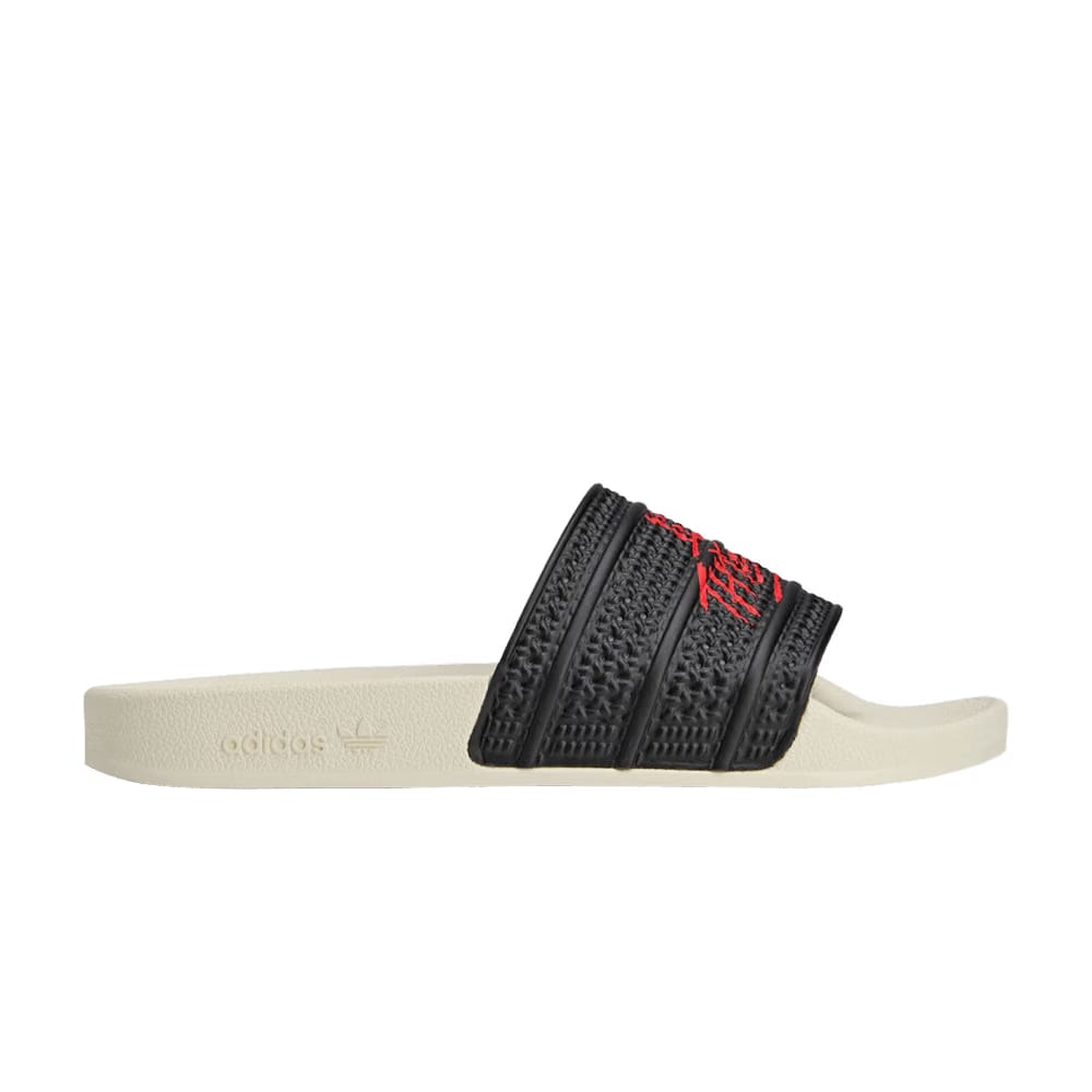 100 Thieves x adidas Adilette Slide Black Red