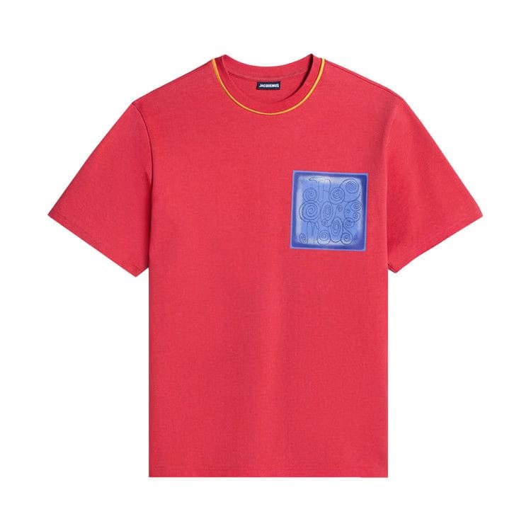 Jacquemus Le T-Shirt Duelo Mosaique Red