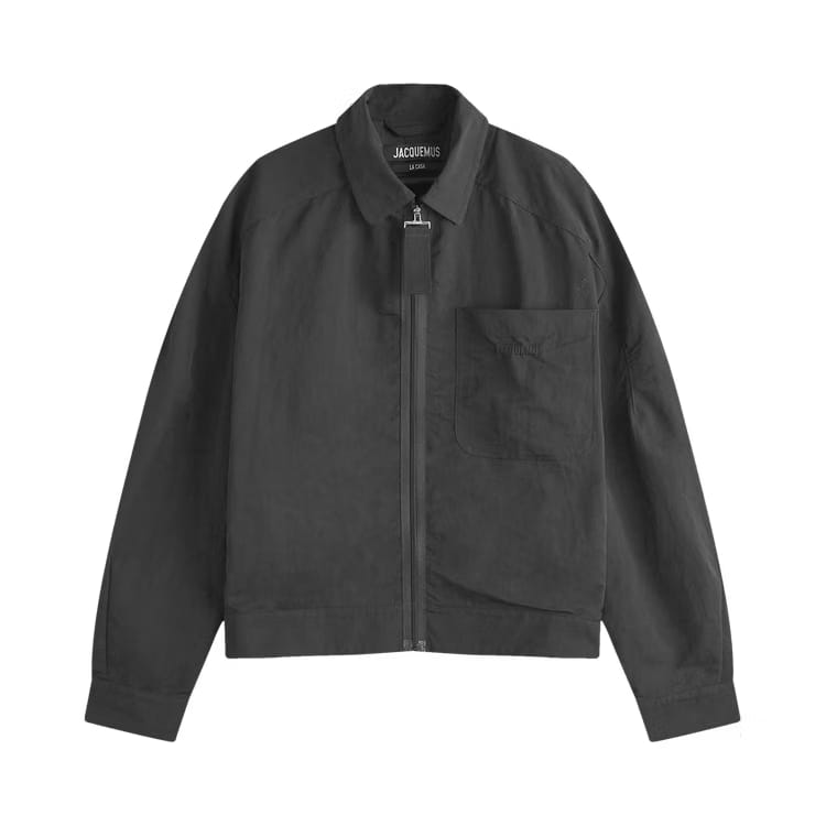 Jacquemus Linu Zip Head Jacket Black