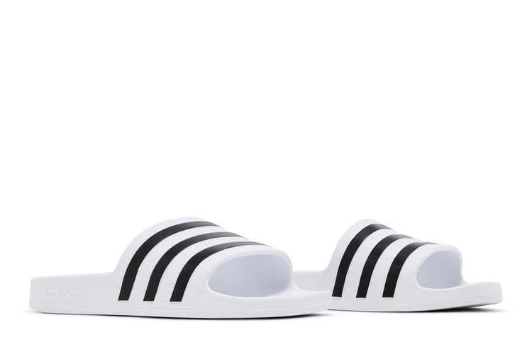 Adidas Adilette Aqua Slides Cloud White