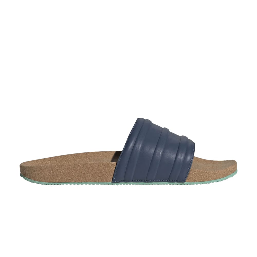 Adidas Adilette Premium Slides Cork Pack - Night Indigo