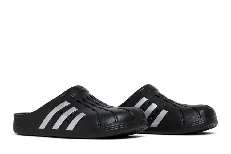 Adidas Adilette Clog Black Silver