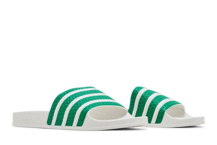 Adidas Adilette Slides Green White