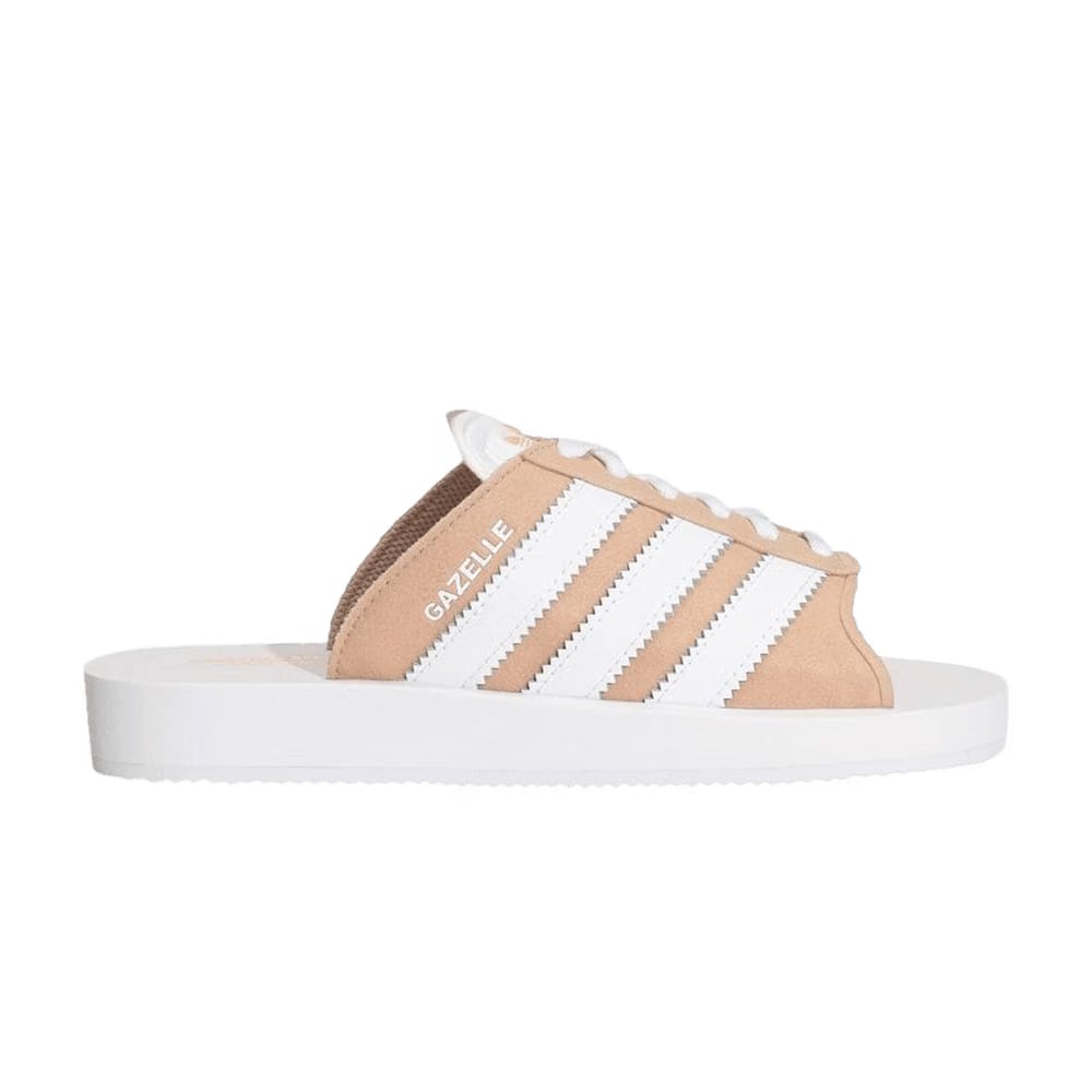 Adidas Gazelle Beach Slides Magic Beige