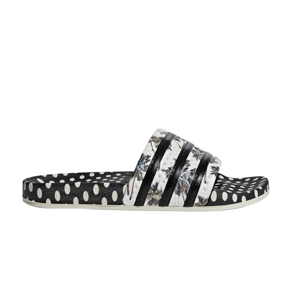 Adidas Wmns Adilette Slide 'Black White Silver'