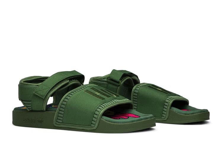 Pharrell x adidas Adilette 2.0 Sandal Tribe Green