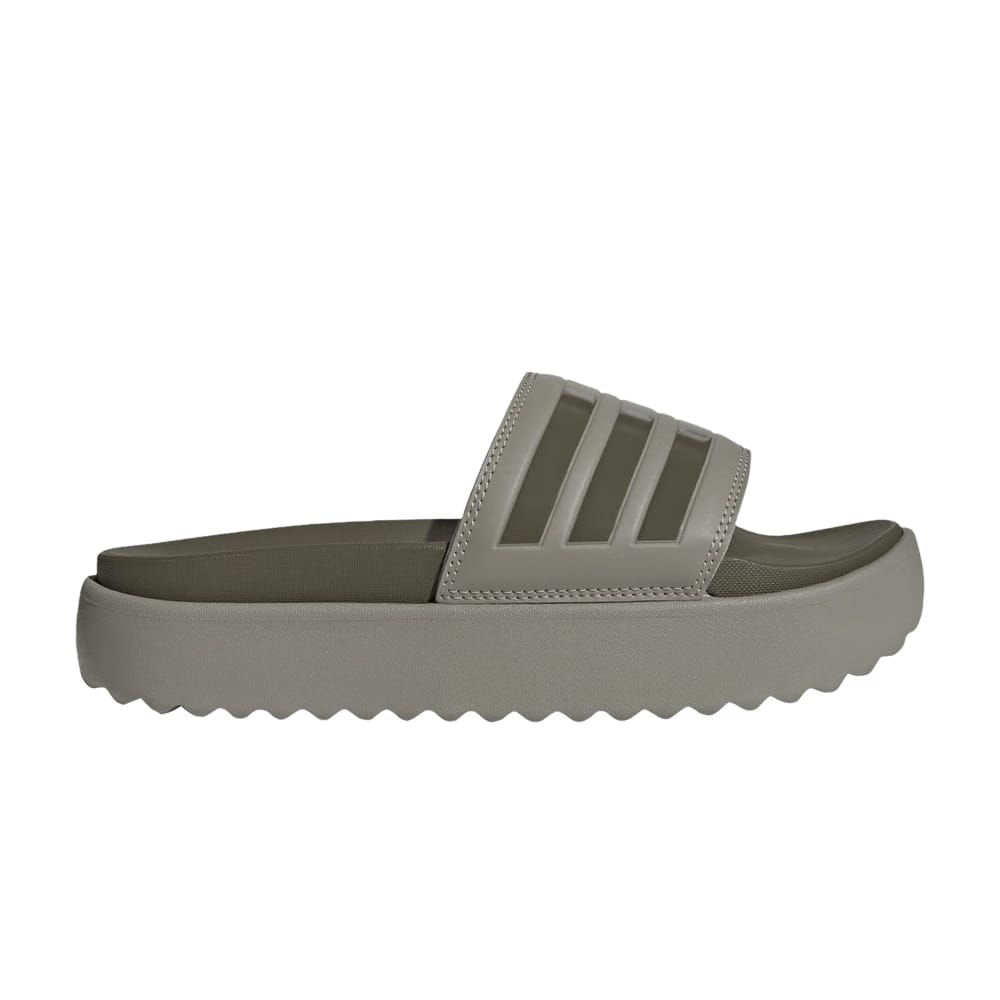 Adidas Wmns Adilette Platform Slide 'Pebble Olive Strata'
