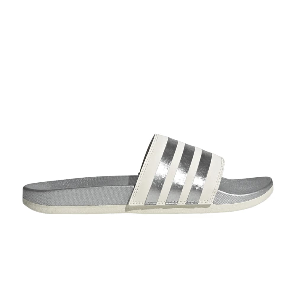 Adidas Wmns Adilette Comfort Slide 'White Matte Silver'
