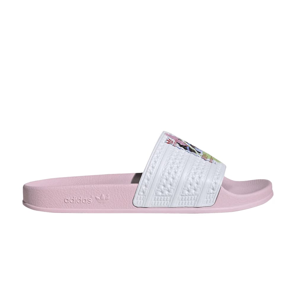 Adidas Adilette Slide 'You're Here For A Reason - Pink'