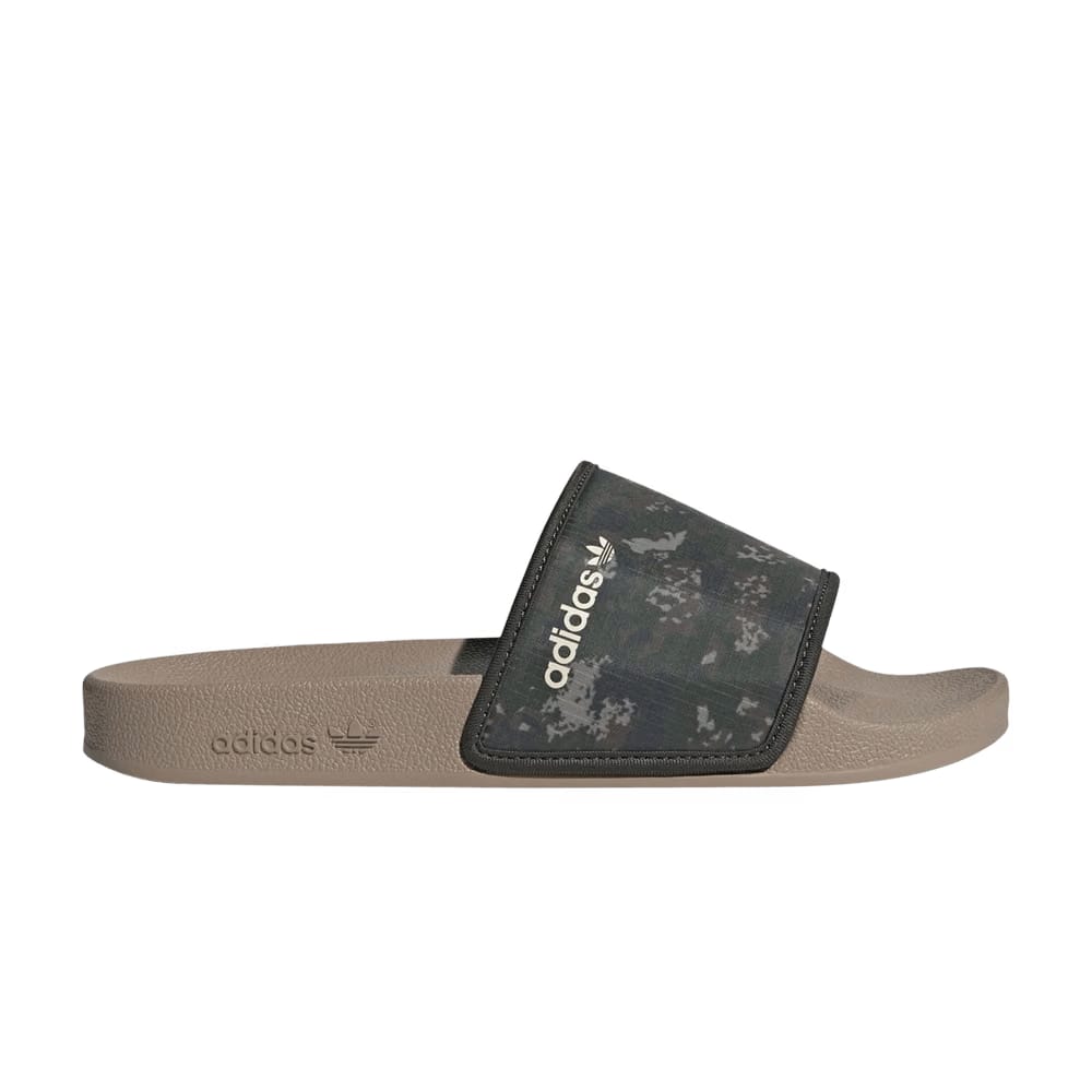 Adidas Adilette Slide Shadow Green Brown Camo