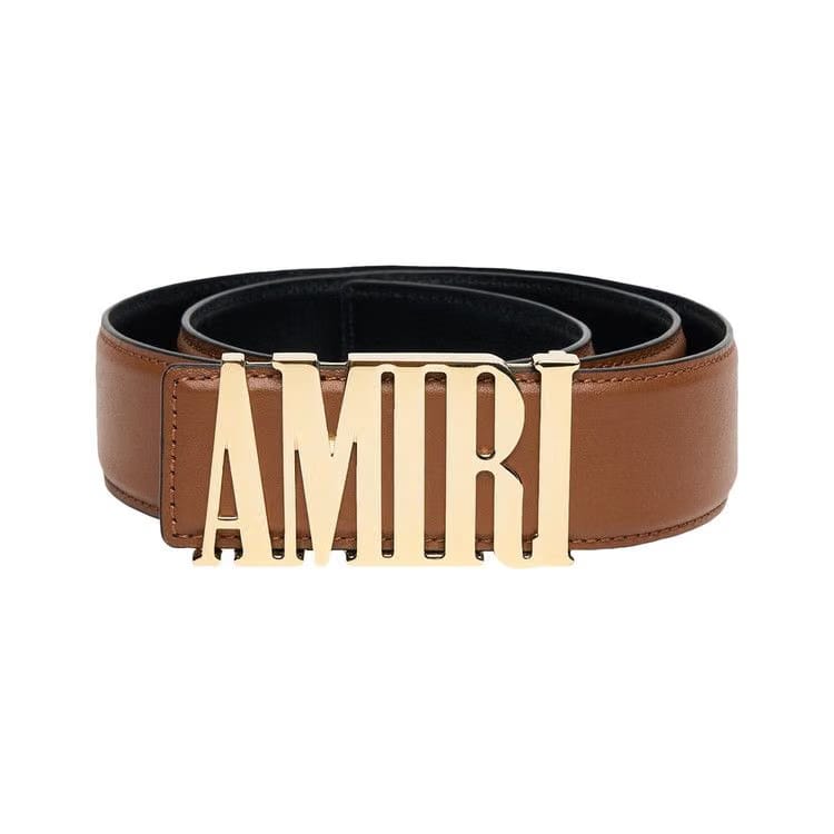 Amiri Nappa Belt Brown