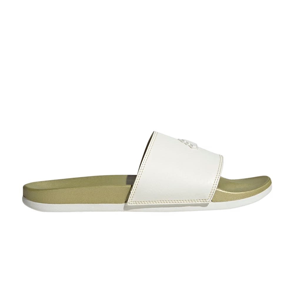 Adidas Adilette Comfort Slide White Gold Metallic