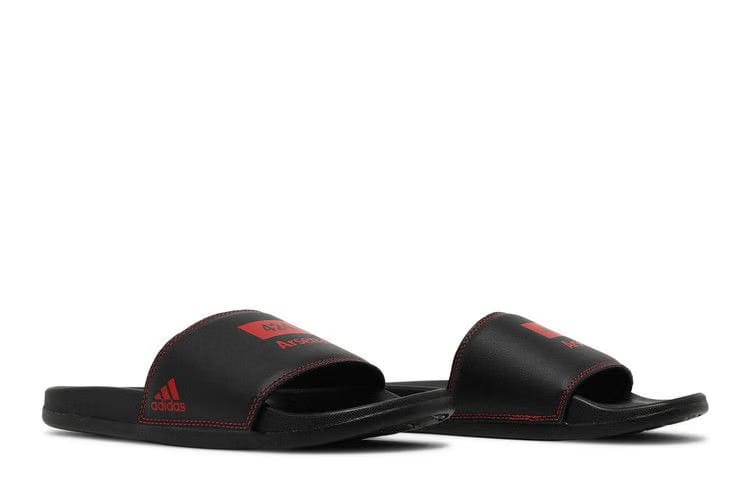 424 x Arsenal FC x adidas Adilette Comfort Slide Black Scarlet