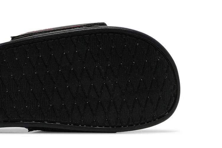 424 x Arsenal FC x adidas Adilette Comfort Slide Black Scarlet