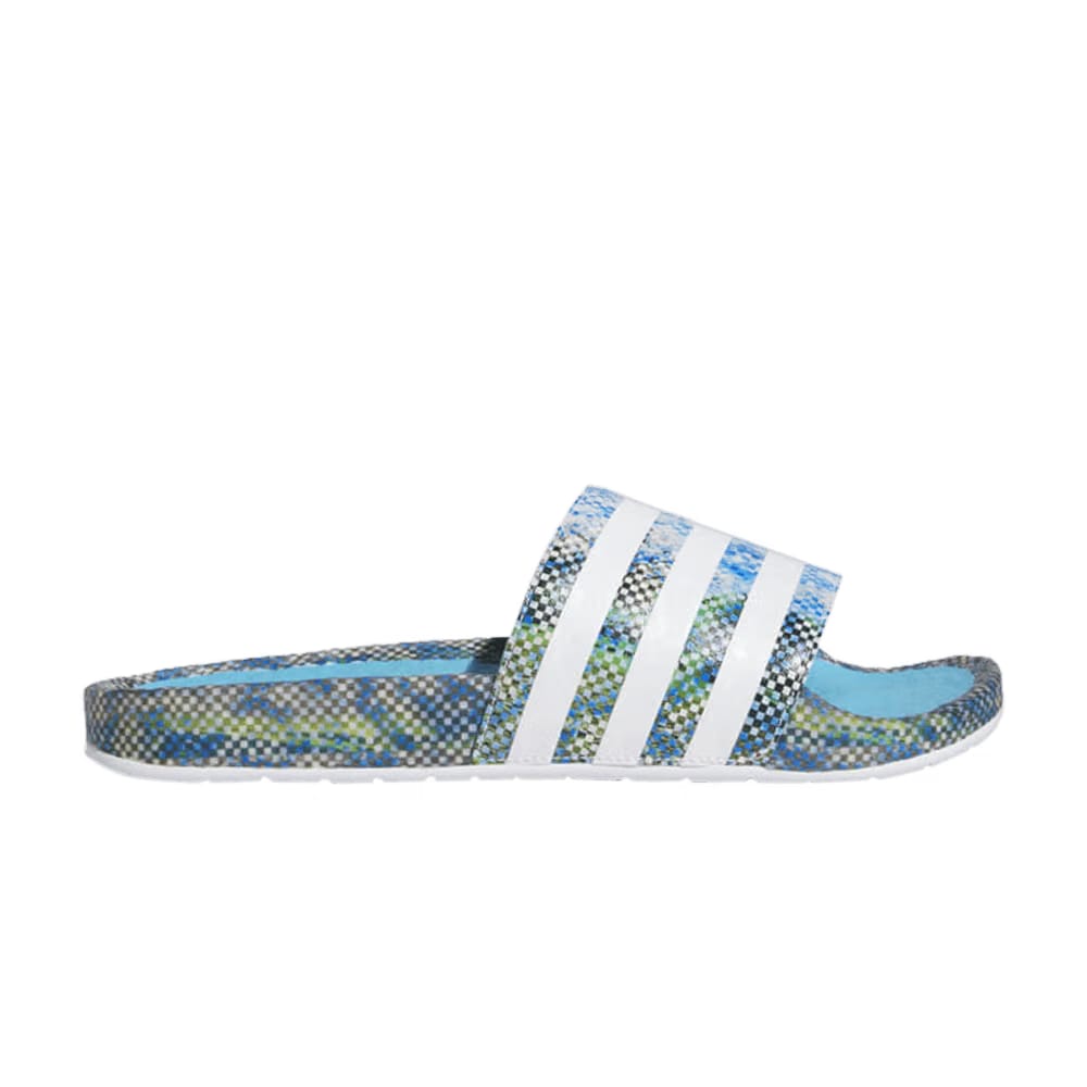 Ninja x adidas Adilette Boost Slide Time In - Signal Cyan Glow Pink