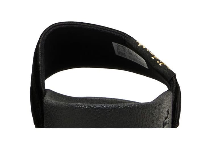 Adidas Wmns Adilette Slide 'Black Gold Metallic'