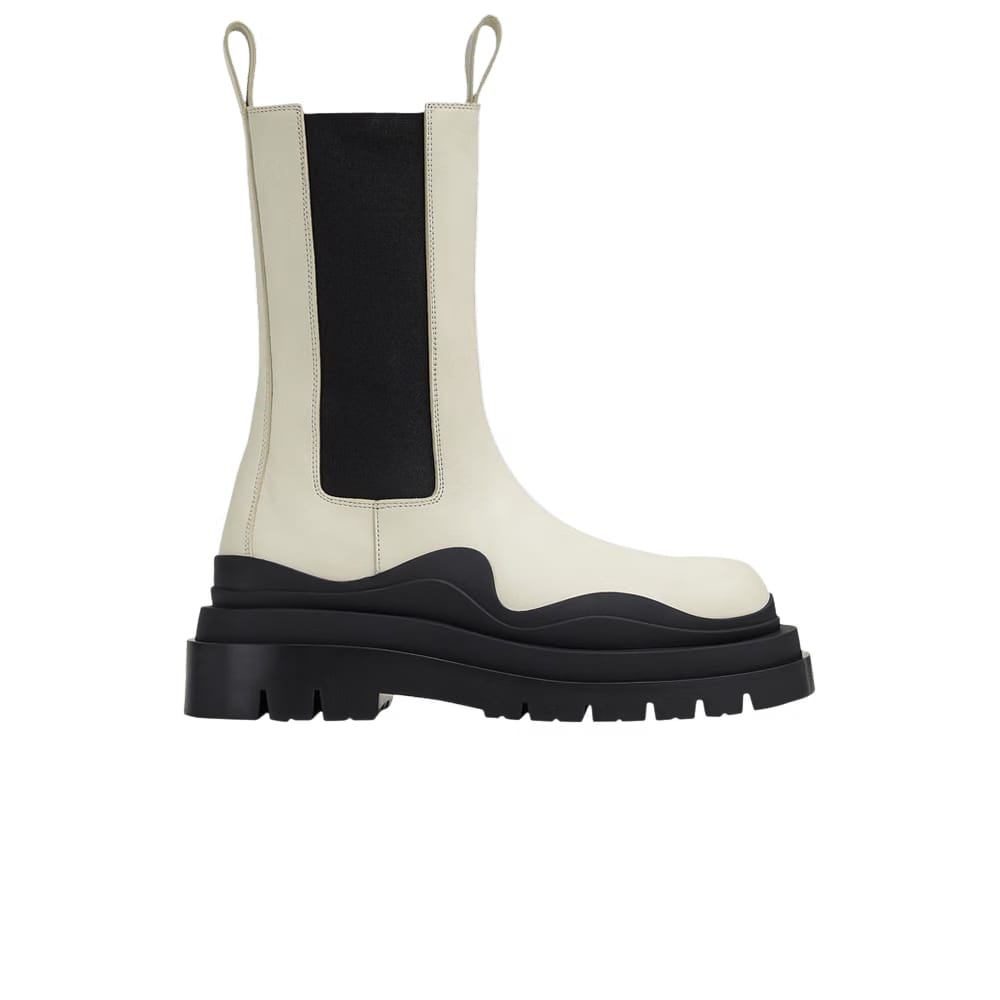 Bottega Veneta Wmns Tire Boot 'Sea Salt Black'
