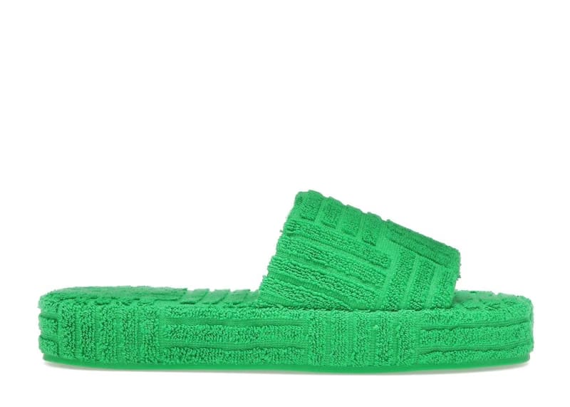 Bottega Veneta Wmns Resort Sponge Slide 'Grass'