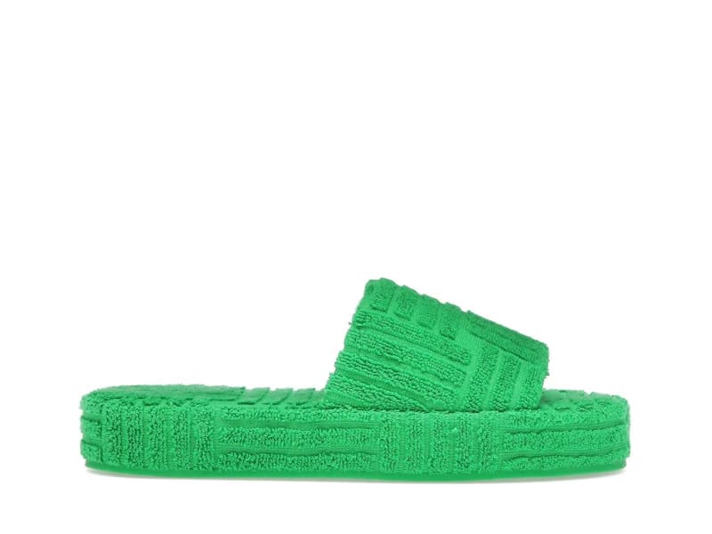 Bottega Veneta Wmns Resort Sponge Slide 'Grass'