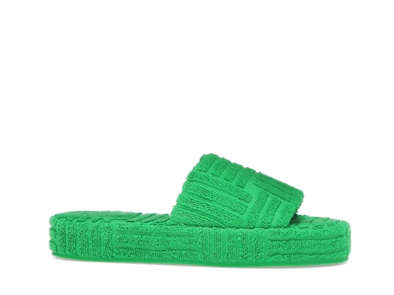 Bottega Veneta Wmns Resort Sponge Slide 'Grass'