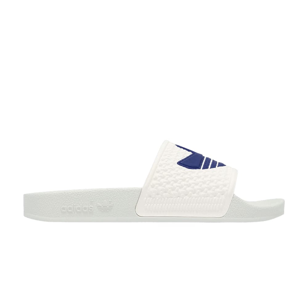 Mark Gonzales x adidas Shmoofoil Slide White Royal Blue