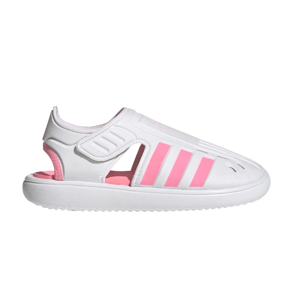 Adidas Summer Closed Toe Water Sandal J White Beam Pink