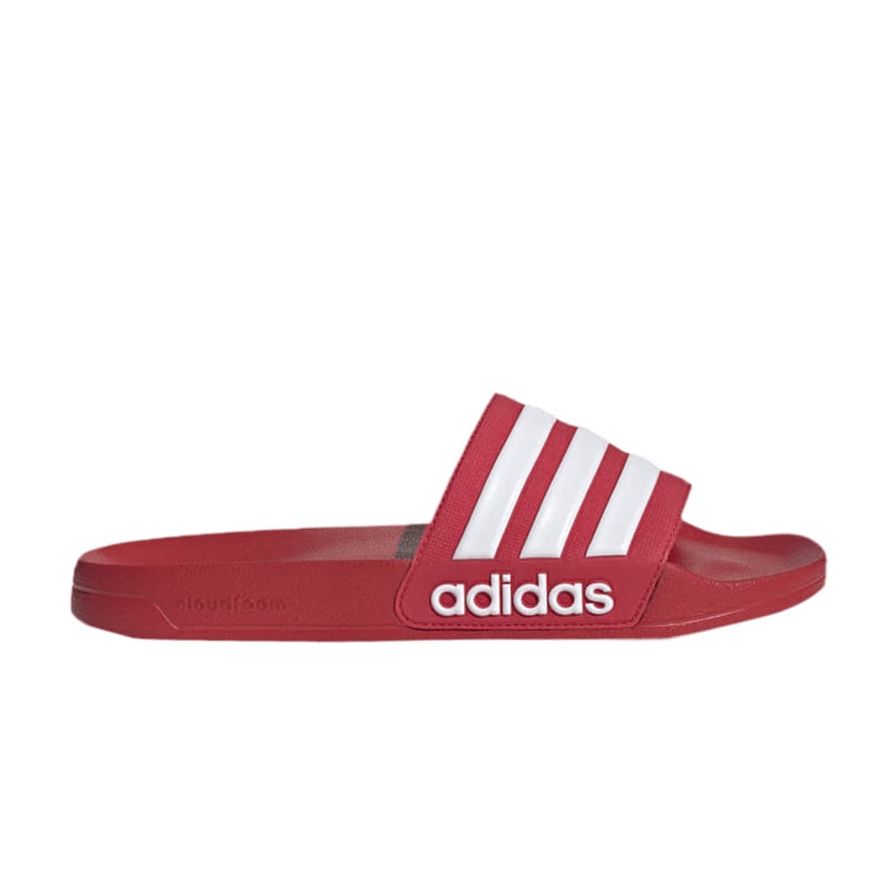 Adidas Adilette Shower Slides Scarlet White